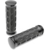 Mânere HOTOP negre/cauciuc DRAG SPECIALTIES 0630-0774
