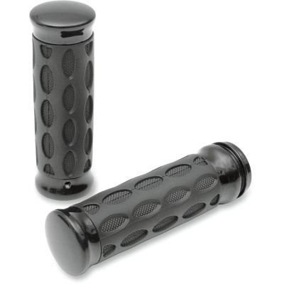 Mânere HOTOP negre/cauciuc DRAG SPECIALTIES 0630-0774 Mânere HOTOP negre/cauciuc DRAG SPECIALTIES 0630-0774