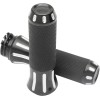 Mânere COBRA negre/transparente DRAG SPECIALTIES 354126