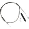 Cablu de ambreiaj din oțel inoxidabil cu lungime completă DRAG SPECIALTIES 5322405HE