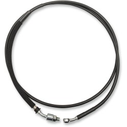 Linie de ambreiaj hidraulic din oțel inoxidabil cu acoperire din vinil negru DRAG SPECIALTIES 51400-BLK Linie de ambreiaj hidraulic din oțel inoxidabil cu acoperire din vinil negru DRAG SPECIALTIES 51400-BLK