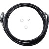 Linie de ambreiaj cu acoperire din vinil negru + 8