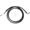 Linie de ambreiaj hidraulic din oțel inoxidabil cu acoperire din vinil negru DRAG SPECIALTIES 51701-BLK Linie de ambreiaj hidraulic din oțel inoxidabil cu acoperire din vinil negru DRAG SPECIALTIES 51701-BLK thumb