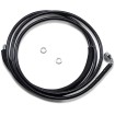 Linie de cuplare cu acoperire din vinil negru + 12 Linie de cuplare cu acoperire din vinil negru + 12