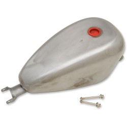 Rezervor de combustibil custom 3 gallon peanut-style brut DRAG SPECIALTIES 63584