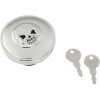 Capac rezervor screw-in locking skull vented chrome DRAG SPECIALTIES 03-0320AS-A