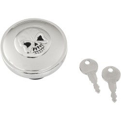 Capac rezervor screw-in locking skull vented chrome DRAG SPECIALTIES 03-0320AS-A Capac rezervor screw-in locking skull vented chrome DRAG SPECIALTIES 03-0320AS-A