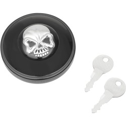 Capac rezervor cu închidere tip screw-in skull ventilat negru DRAG SPECIALTIES 03-0320ABS-A Capac rezervor cu închidere tip screw-in skull ventilat negru DRAG SPECIALTIES 03-0320ABS-A
