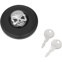 Capac rezervor screw-in locking skull non-vented black DRAG SPECIALTIES 03-0320ABS-B Capac rezervor screw-in locking skull non-vented black DRAG SPECIALTIES 03-0320ABS-B