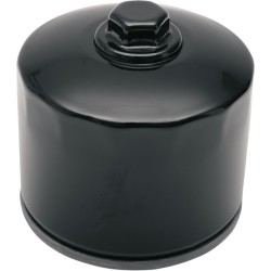 Filtru de ulei cu piuliță negru DRAG SPECIALTIES 14-0004BK