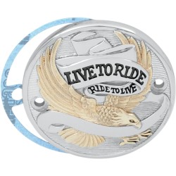 Capac pentru puncte Live To Ride auriu DRAG SPECIALTIES 30-0152CA Capac pentru puncte Live To Ride auriu DRAG SPECIALTIES 30-0152CA