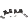 Capace pentru șuruburile capului bujiilor cu nervuri negre DRAG SPECIALTIES 63426
