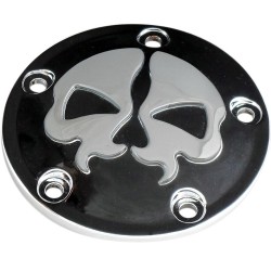 Capac pentru puncte 5-găuri split skull negru DRAG SPECIALTIES 78040B Capac pentru puncte 5-găuri split skull negru DRAG SPECIALTIES 78040B