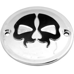 Capac puncte 2-găuri split skull crom DRAG SPECIALTIES 78041