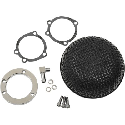 Filtru de aer Bob stil retro negru DRAG SPECIALTIES 14-0110CVSB Filtru de aer Bob stil retro negru DRAG SPECIALTIES 14-0110CVSB
