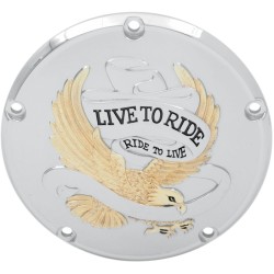 Capac ambreiaj live to ride gold 5-hole DRAG SPECIALTIES 33-0065GA Capac ambreiaj live to ride gold 5-hole DRAG SPECIALTIES 33-0065GA