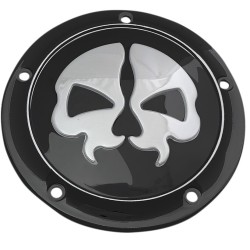 Capac derby split skull 5-hole black DRAG SPECIALTIES 78043B Capac derby split skull 5-hole black DRAG SPECIALTIES 78043B