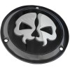 Capac derby split skull 3-hole black DRAG SPECIALTIES 78045B