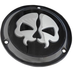 Capac derby split skull 3-hole black DRAG SPECIALTIES 78045B Capac derby split skull 3-hole black DRAG SPECIALTIES 78045B