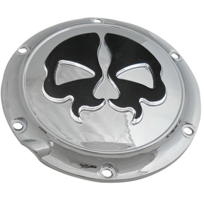 Capac DERBY SPLIT SKULL cu 6 găuri crom DRAG SPECIALTIES 78044 Capac DERBY SPLIT SKULL cu 6 găuri crom DRAG SPECIALTIES 78044