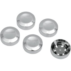 Capace spate pentru șuruburi fulie curea crom DRAG SPECIALTIES D26-0152 Capace spate pentru șuruburi fulie curea crom DRAG SPECIALTIES D26-0152