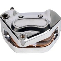 Etrier de frână față/stânga cu 4 pistoane cromat DRAG SPECIALTIES 42815 Etrier de frână față/stânga cu 4 pistoane cromat DRAG SPECIALTIES 42815