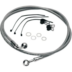 Linie de frână față din oțel inoxidabil DRAG SPECIALTIES 640115 Linie de frână față din oțel inoxidabil DRAG SPECIALTIES 640115