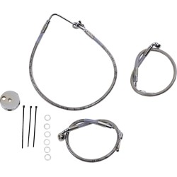 Linie de frână față din oțel inoxidabil DRAG SPECIALTIES 640116 Linie de frână față din oțel inoxidabil DRAG SPECIALTIES 640116