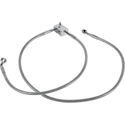 Linie de frână spate din oțel inoxidabil DRAG SPECIALTIES 640221 Linie de frână spate din oțel inoxidabil DRAG SPECIALTIES 640221