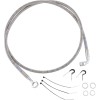 Linie de frână față din oțel inoxidabil DRAG SPECIALTIES 640213
