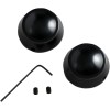 Capac pentru șurub de braț oscilant negru DRAG SPECIALTIES C16-0225B