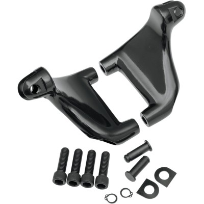 Set de montare pentru suport picior pasager negru DRAG SPECIALTIES 057160