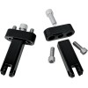 Set de montare pentru suport picior pasager negru DRAG SPECIALTIES 1620-1046