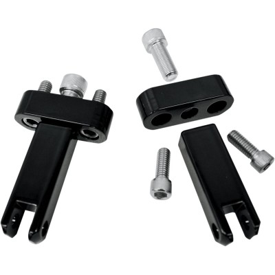Set de montare pentru suport picior pasager negru DRAG SPECIALTIES 1620-1046