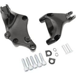 Suporturi negre pentru scărițe pasager DRAG SPECIALTIES P17-0412B Suporturi negre pentru scărițe pasager DRAG SPECIALTIES P17-0412B