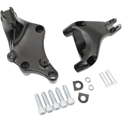 Suporturi negre pentru scărițe pasager DRAG SPECIALTIES P17-0412B