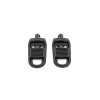 Scărițe reglabile negre DRAG SPECIALTIES RGK2-B001-BD