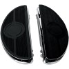Suporturi de picioare tip semilună cu inserții anti-vibrații cromate DRAG SPECIALTIES 17-0418N