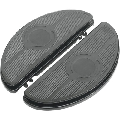 Suporturi de picioare semilună cu inserții anti-vibrații negre DRAG SPECIALTIES 17-0418NB