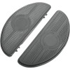 Plăci de podea tip semilună fără inserții anti-vibrații negre DRAG SPECIALTIES 17-0418LB