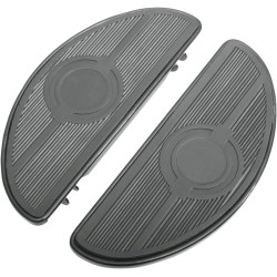 Plăci de podea tip semilună fără inserții anti-vibrații negre DRAG SPECIALTIES 17-0418LB Plăci de podea tip semilună fără inserții anti-vibrații negre DRAG SPECIALTIES 17-0418LB