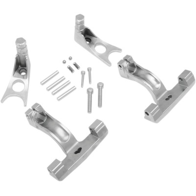 Set de montare pentru suporturi de picioare pasager crom SOFTAIL 00-17 DRAG SPECIALTIES P17-0411C