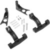 Set de montare pentru suporturi de picioare pasager negru SOFTAIL 00-07 DRAG SPECIALTIES P17-0411B