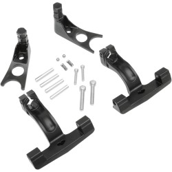 Set de montare pentru suporturi de picioare pasager negru SOFTAIL 00-07 DRAG SPECIALTIES P17-0411B Set de montare pentru suporturi de picioare pasager negru SOFTAIL 00-07 DRAG SPECIALTIES P17-0411B