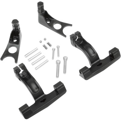 Set de montare pentru suporturi de picioare pasager negru SOFTAIL 00-07 DRAG SPECIALTIES P17-0411B