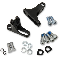 Set de montare pentru scară pasager scurtă negru lucios DRAG SPECIALTIES 77825BS4 Set de montare pentru scară pasager scurtă negru lucios DRAG SPECIALTIES 77825BS4