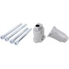 Suport pentru suportul de picior al pasagerului - crom DRAG SPECIALTIES P17-415-BC