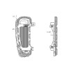 Platformă cu lățime reglabilă BL DRAG SPECIALTIES FB-B002-BD Platformă cu lățime reglabilă BL DRAG SPECIALTIES FB-B002-BD thumb