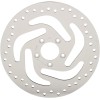 Rotor de frână față perforat și lustruit din oțel inoxidabil DRAG SPECIALTIES B06-0195ASP
