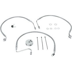 Linie de frână față din oțel inoxidabil pentru discuri duble DRAG SPECIALTIES 660510